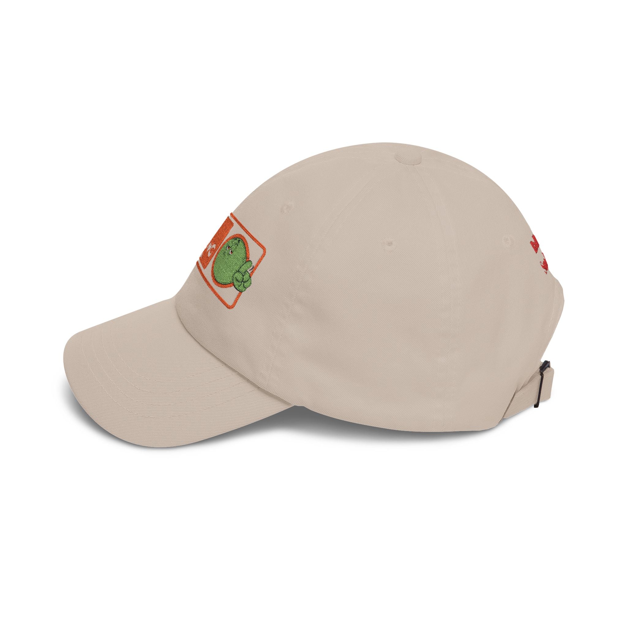 Dad Cap — “No Smoking Without Me” Patch Hat with Green Budd