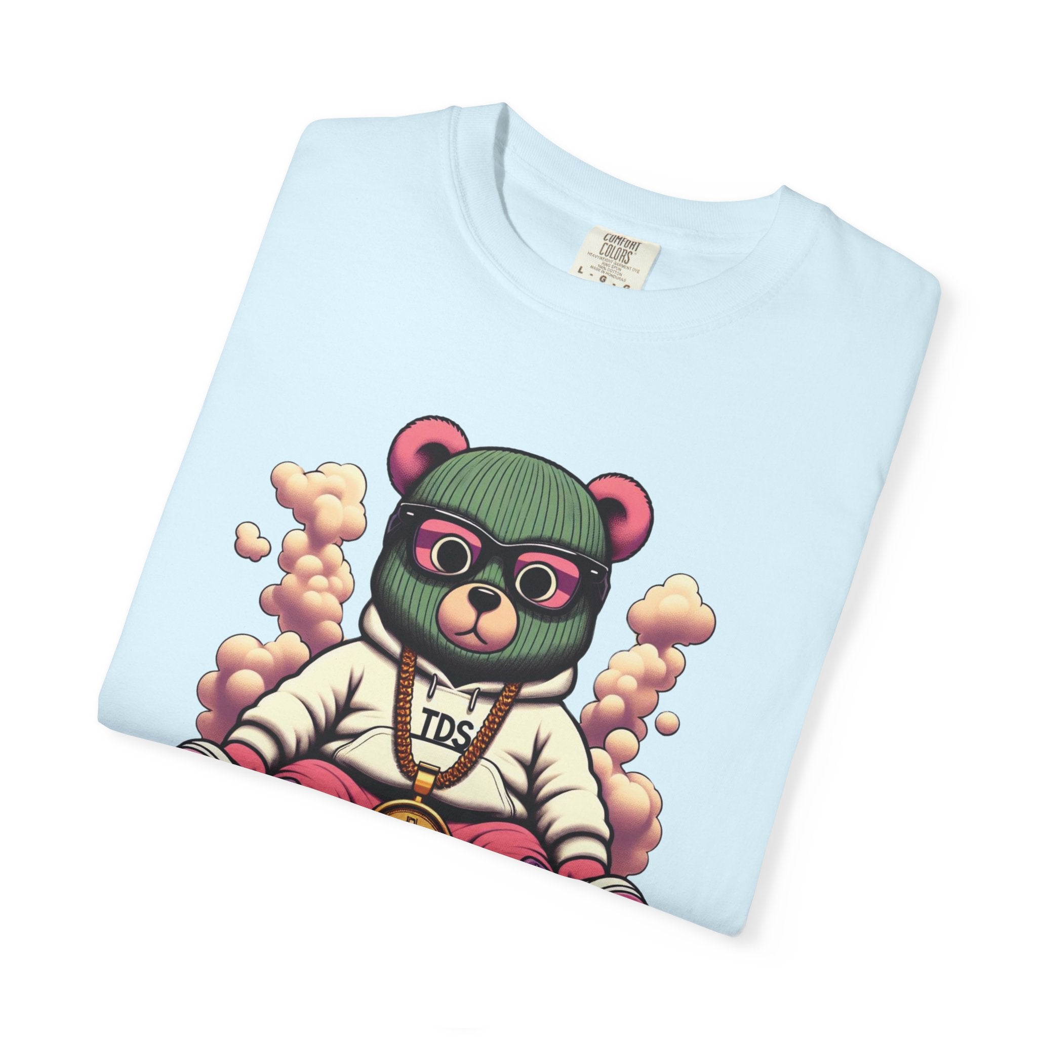 Bear Blazer T-Shirt — Streetwear Graphic Tee with ‘RollUpandSmoke.com’ Design