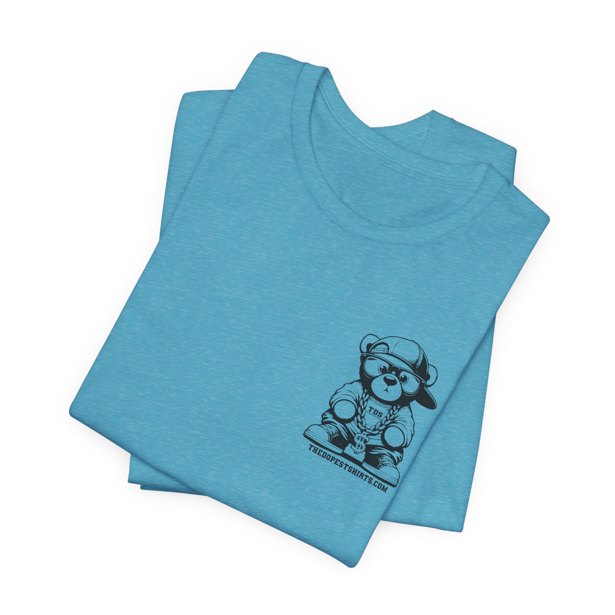 DopeTeddy Bear Graphic Tee — 'Teddy' Pocket Print T-Shirt