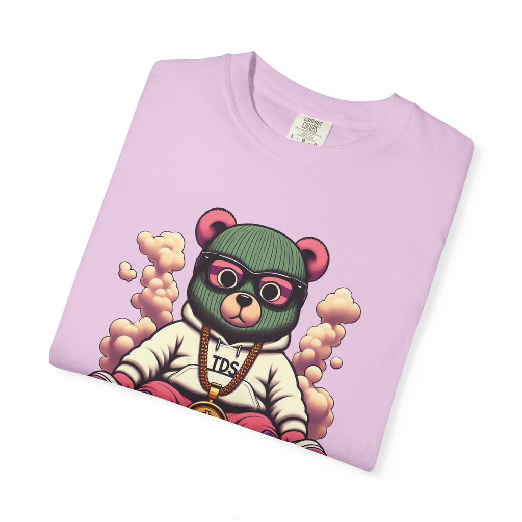 Bear Blazer T-Shirt — Streetwear Graphic Tee with ‘RollUpandSmoke.com’ Design