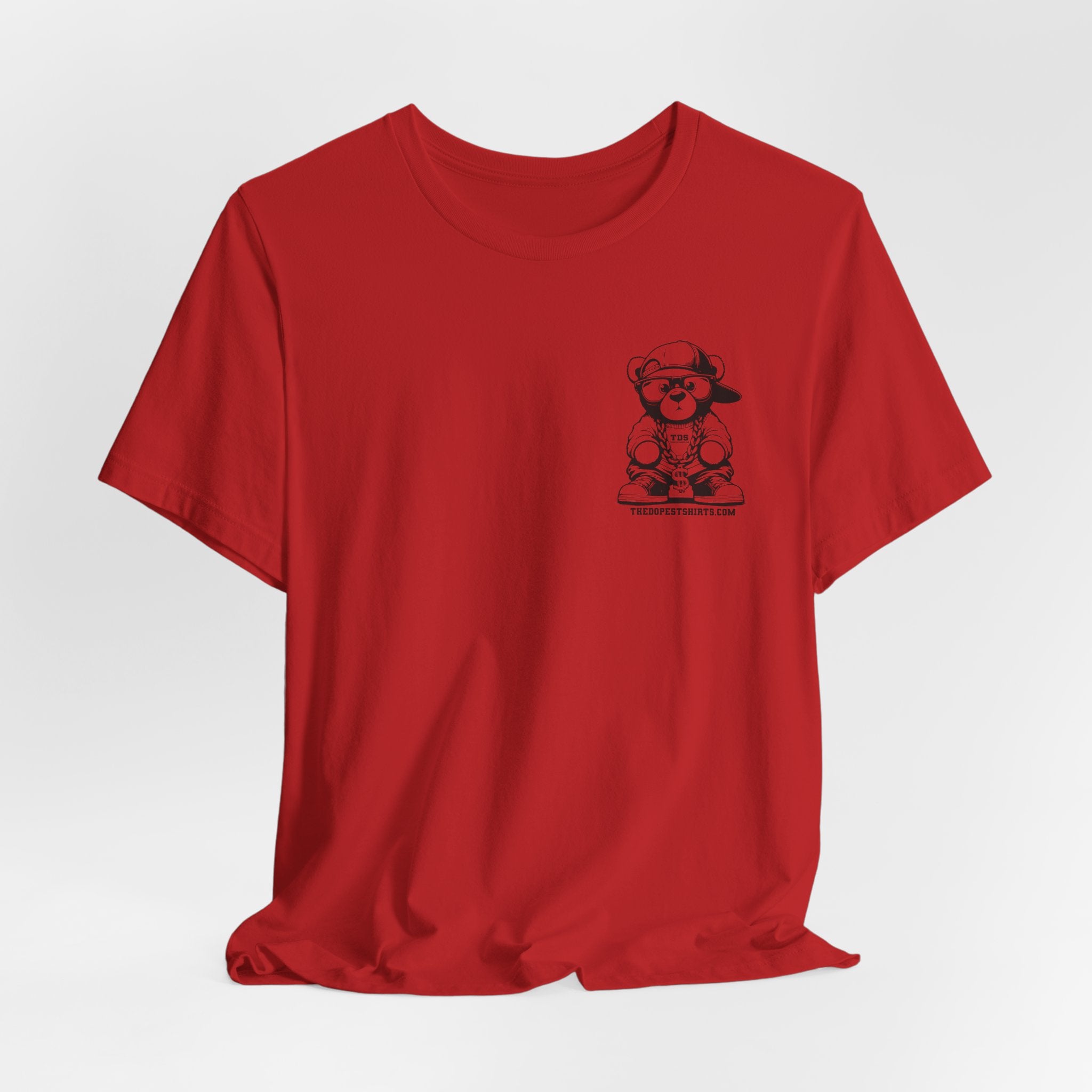 DopeTeddy Bear Graphic Tee — 'Teddy' Pocket Print T-Shirt