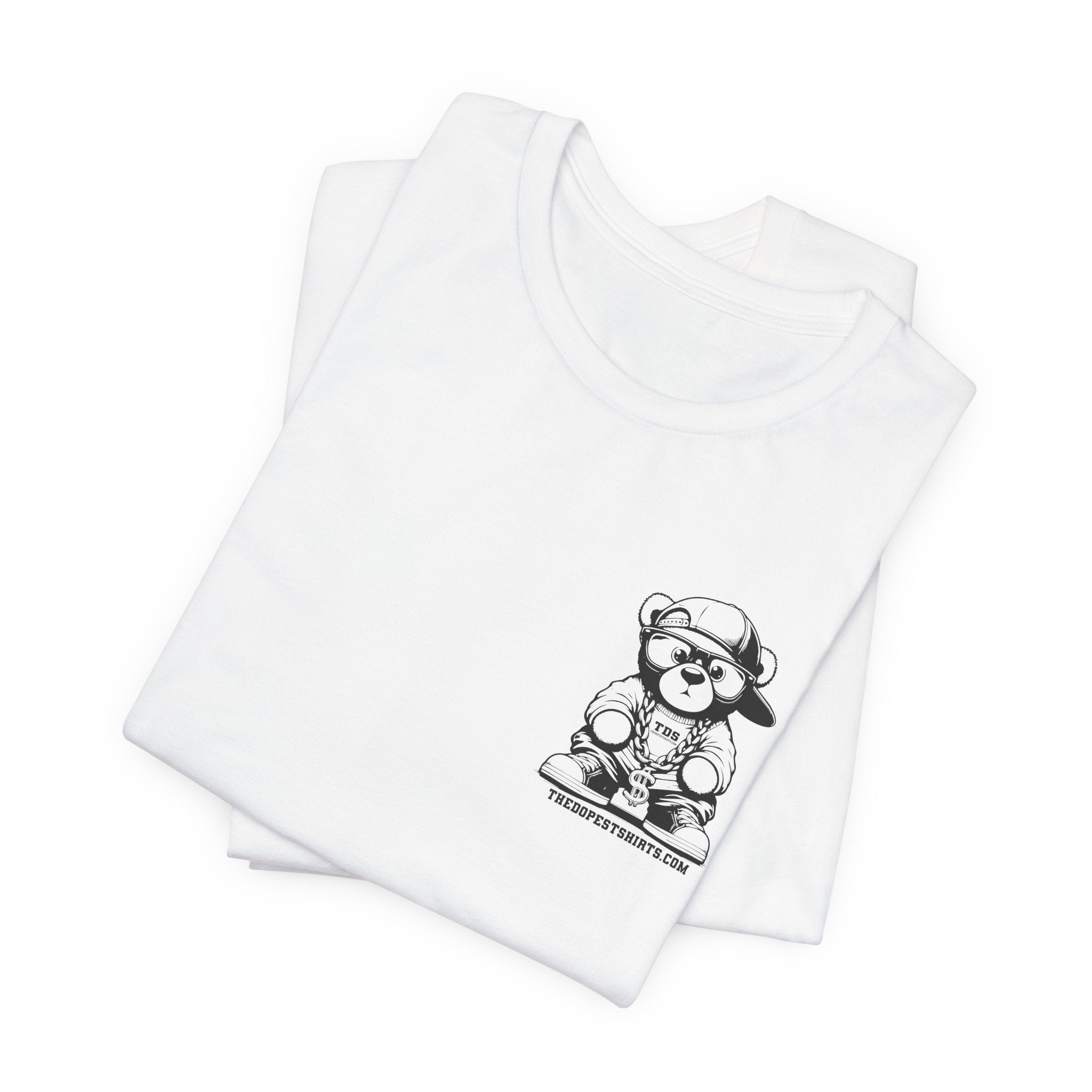 DopeTeddy Bear Graphic Tee — 'Teddy' Pocket Print T-Shirt