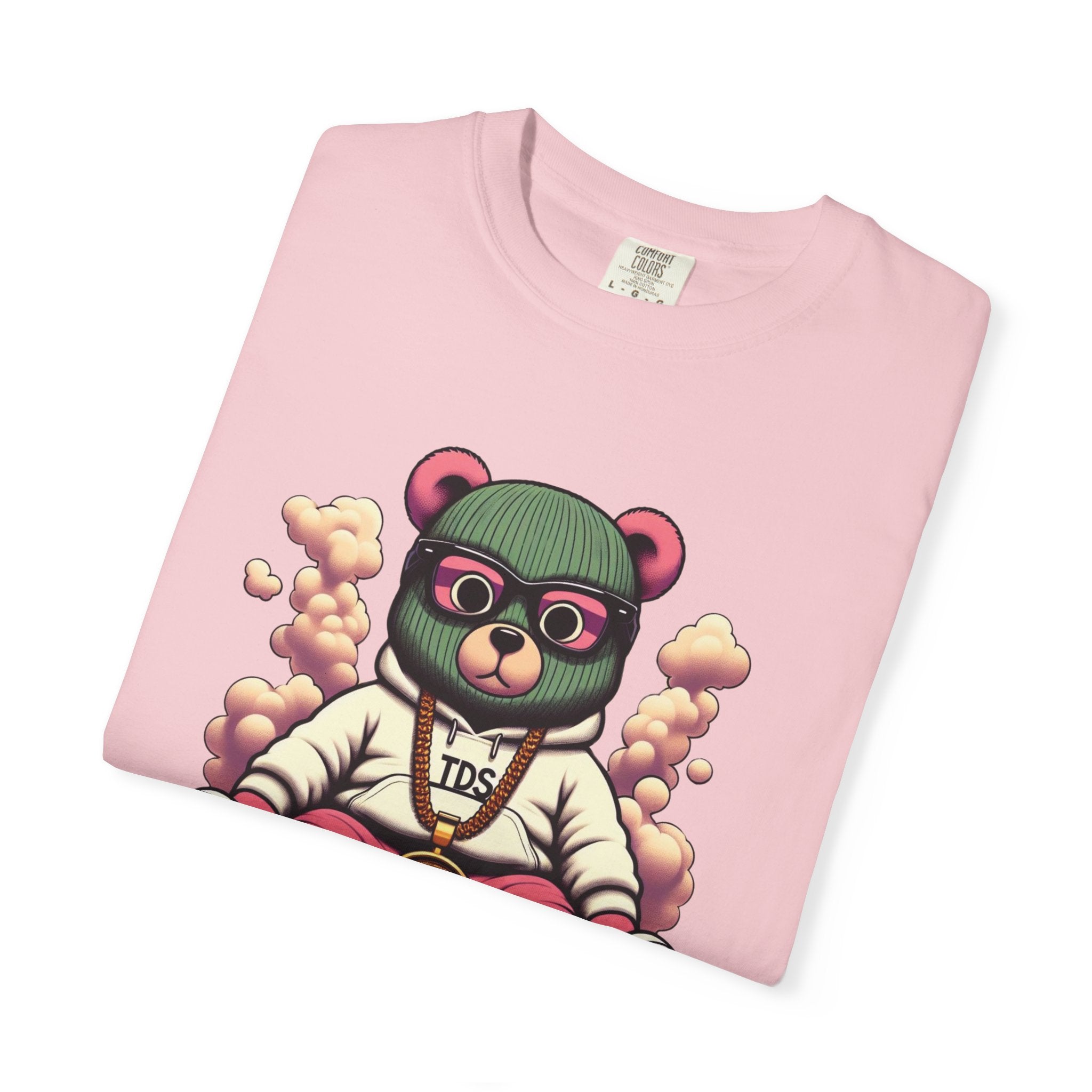 Bear Blazer T-Shirt — Streetwear Graphic Tee with ‘RollUpandSmoke.com’ Design