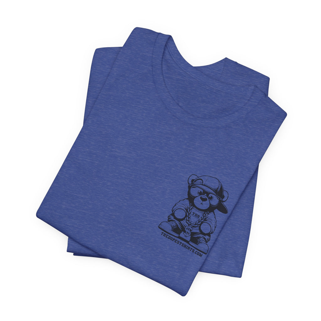 DopeTeddy Bear Graphic Tee — 'Teddy' Pocket Print T-Shirt