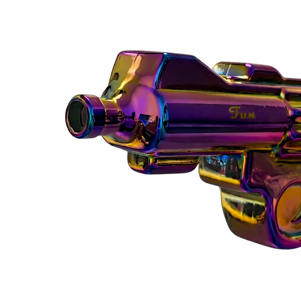Fortune | 8″ Electroplated Revolver Waterpipe