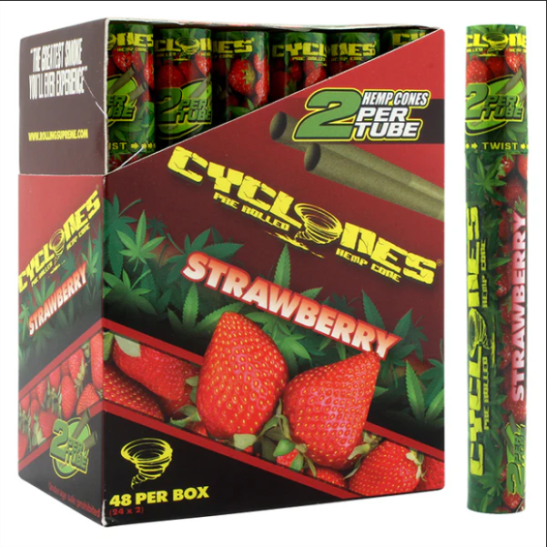 CYCLONE Hemp Wraps Display of 24