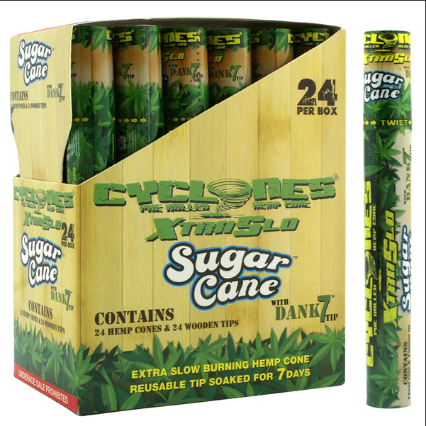 CYCLONE Hemp Wraps Display of 24