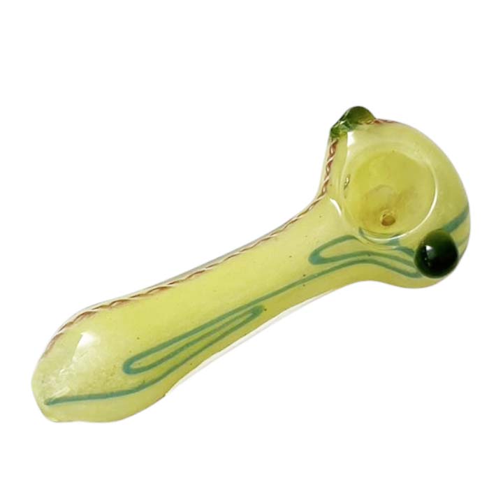 4-1/2 Multi-Color Spoon Glass Pipe-2CT