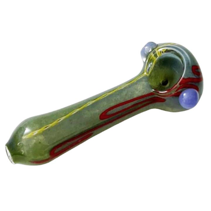 4-1/2 Multi-Color Spoon Glass Pipe-2CT