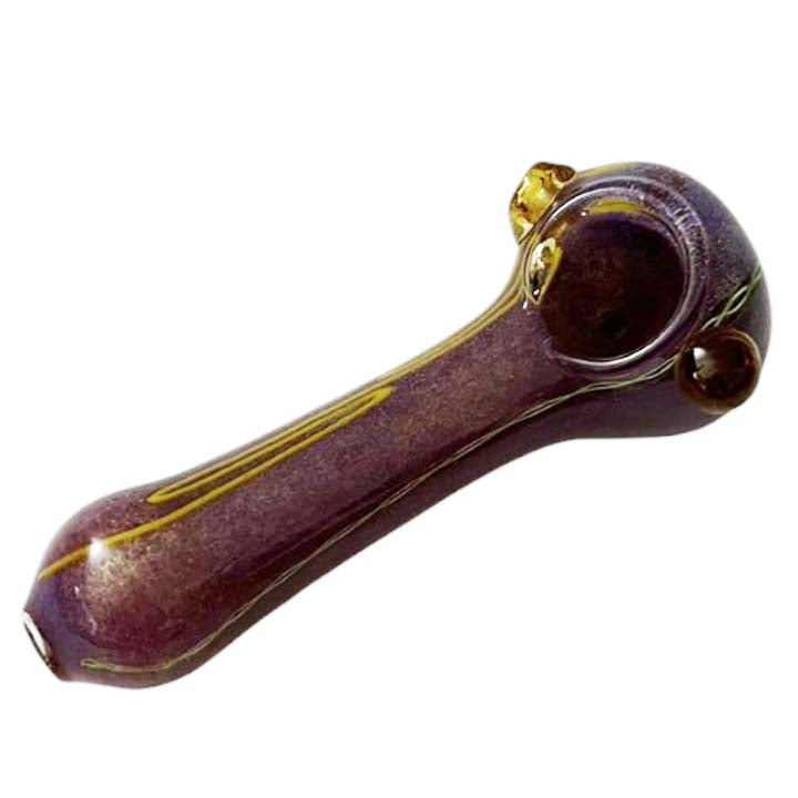 4-1/2 Multi-Color Spoon Glass Pipe-2CT