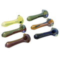 4-1/2 Multi-Color Spoon Glass Pipe-2CT