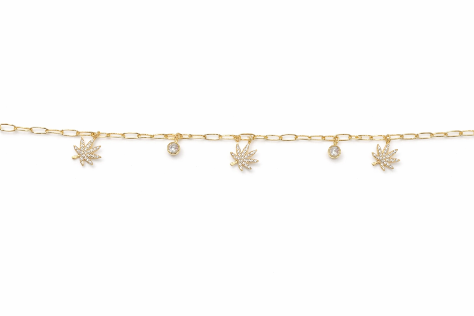 The Kush Girls | 18K GOLD CHARMED BRACELET