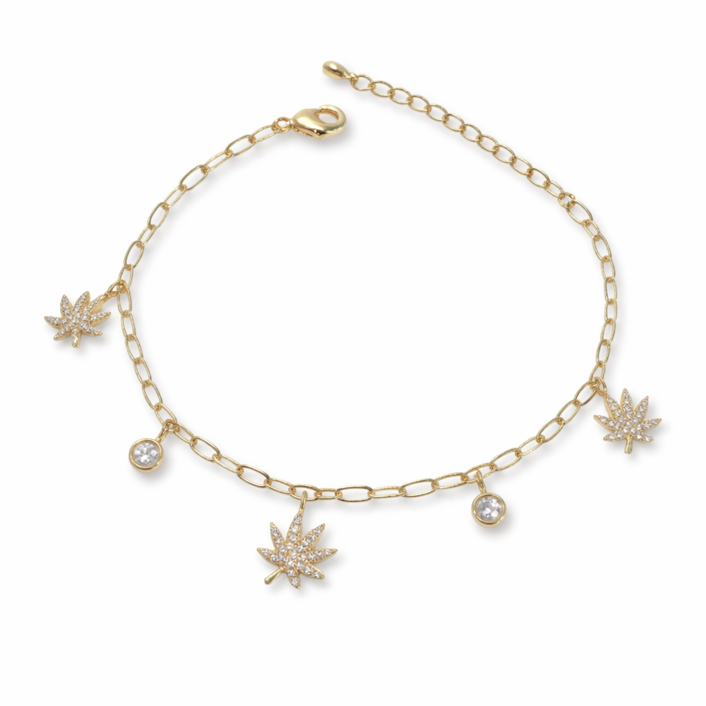 The Kush Girls | 18K GOLD CHARMED BRACELET