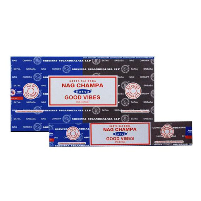 Satya | Nag Champa 16G Incense Display of 12