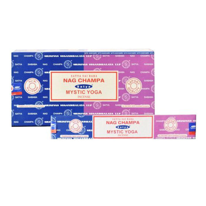 Satya | Nag Champa 16G Incense Display of 12