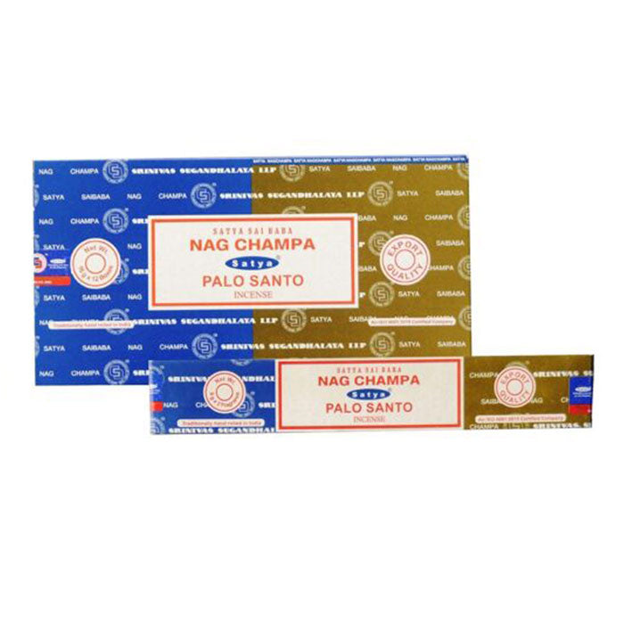 Satya | Nag Champa 16G Incense Display of 12