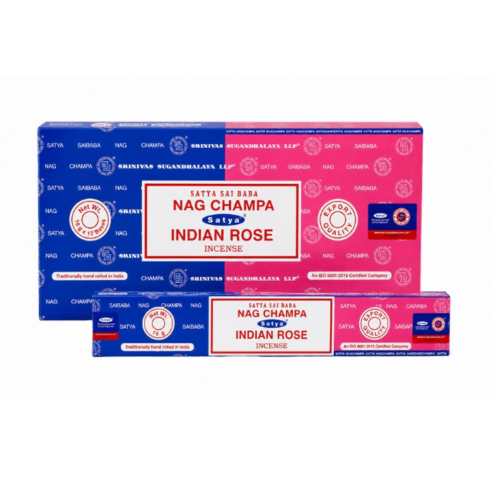 Satya | Nag Champa 16G Incense Display of 12