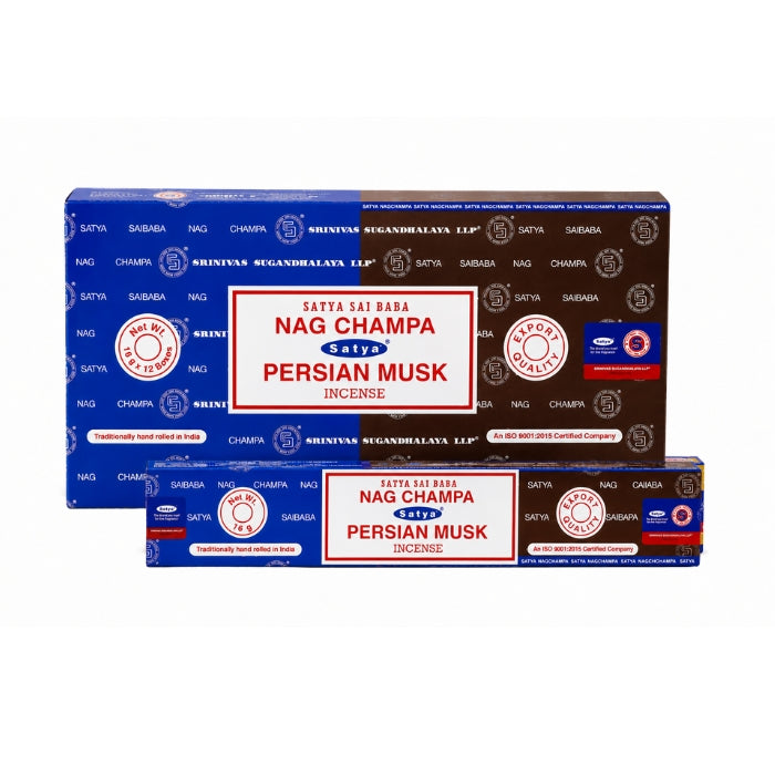 Satya | Nag Champa 16G Incense Display of 12