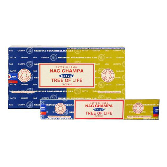 Satya | Nag Champa 16G Incense Display of 12