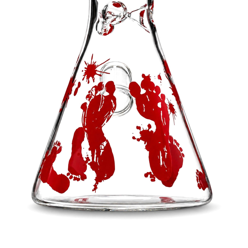 10" Blood Splatter Beaker Bong