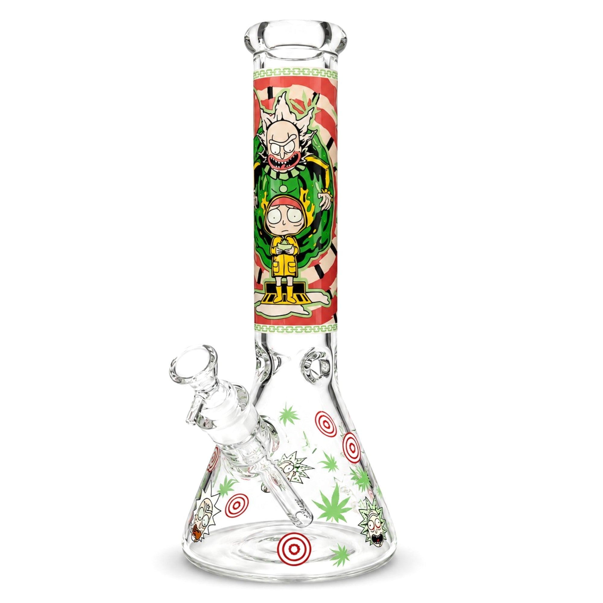 14" 7mm Interdimensional Glow Beaker Bong