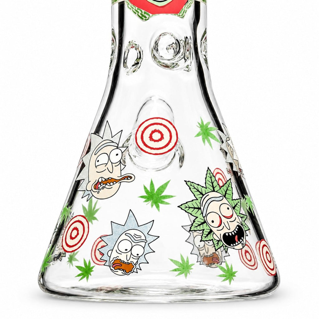 14" 7mm Interdimensional Glow Beaker Bong