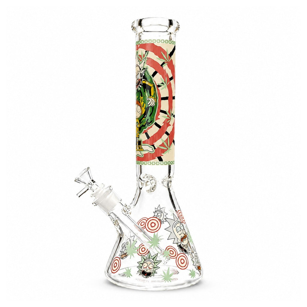 14" 7mm Interdimensional Glow Beaker Bong