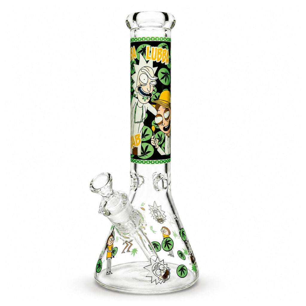 14" 7mm Interdimensional Glow Beaker Bong
