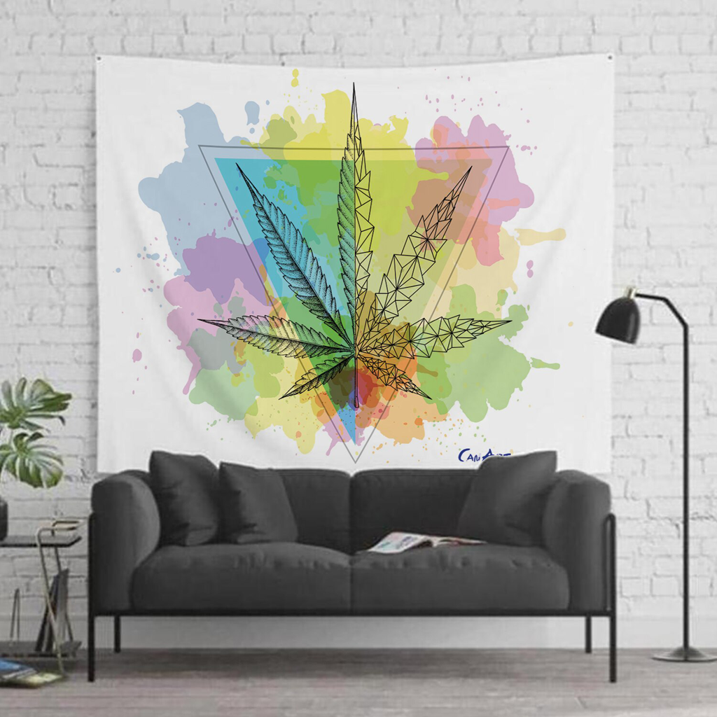 Rainbow Leaf | Wall Tapestry