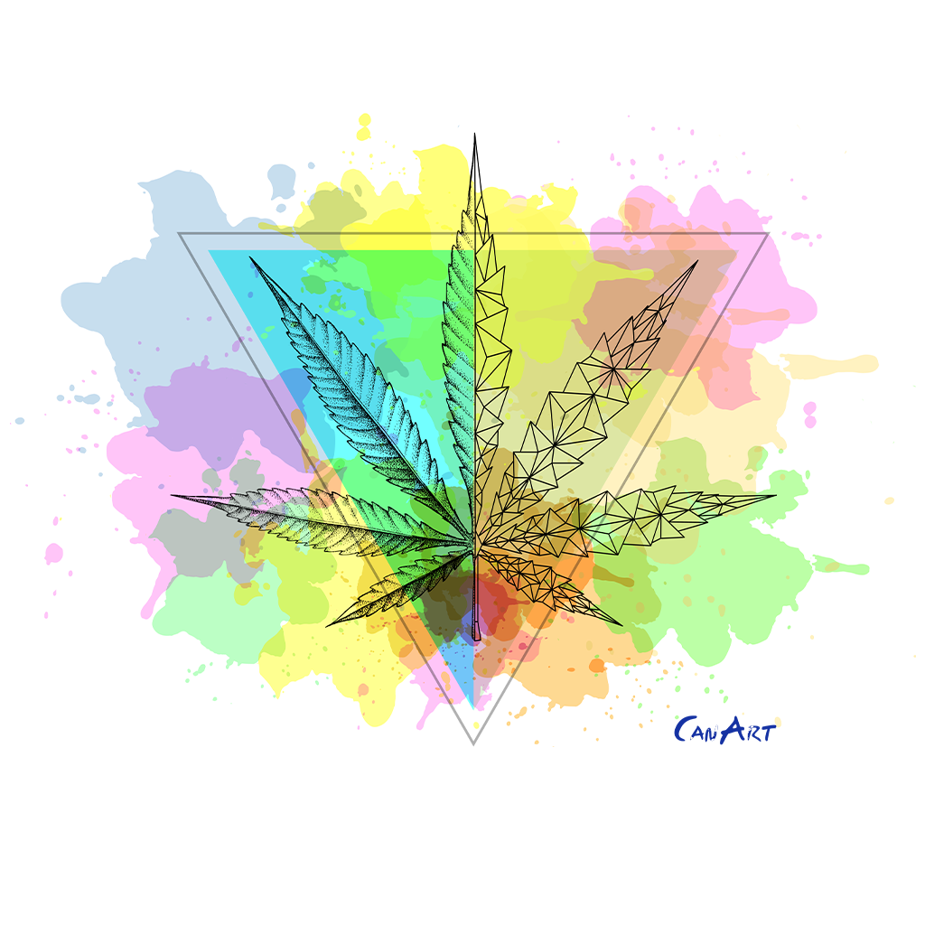 Rainbow Leaf | Wall Tapestry