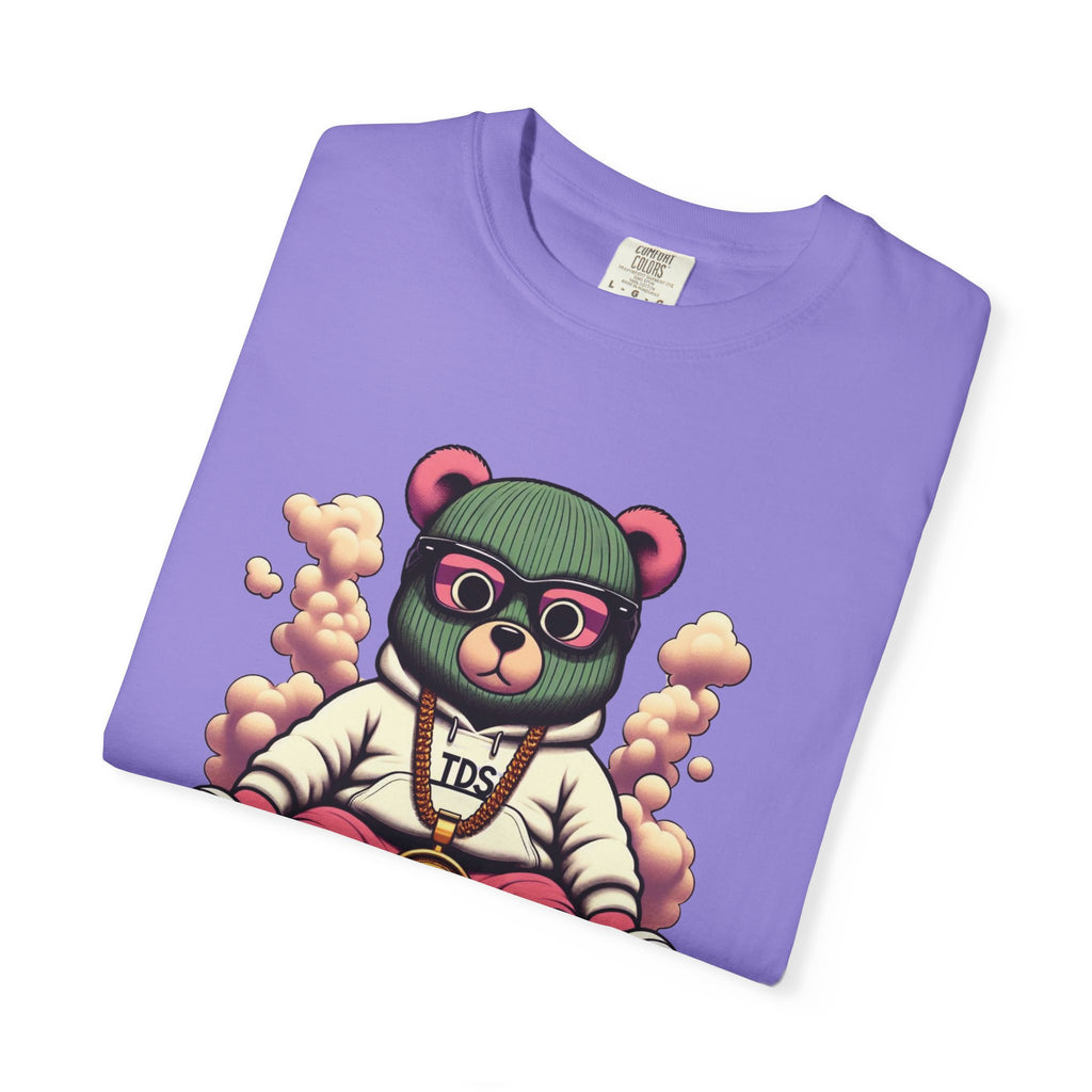 Bear Blazer T-Shirt — Streetwear Graphic Tee with ‘RollUpandSmoke.com’ Design
