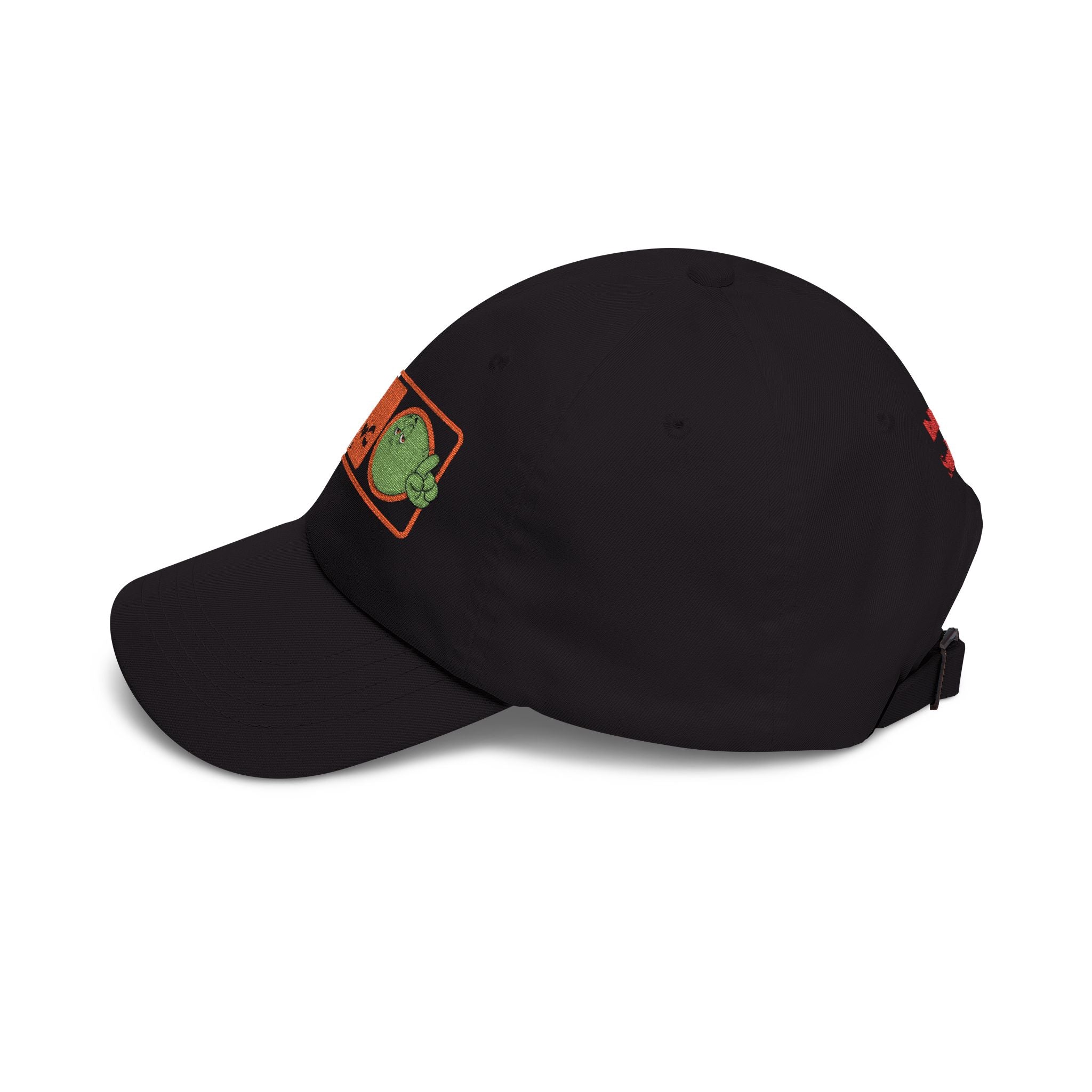 Dad Cap — “No Smoking Without Me” Patch Hat with Green Budd