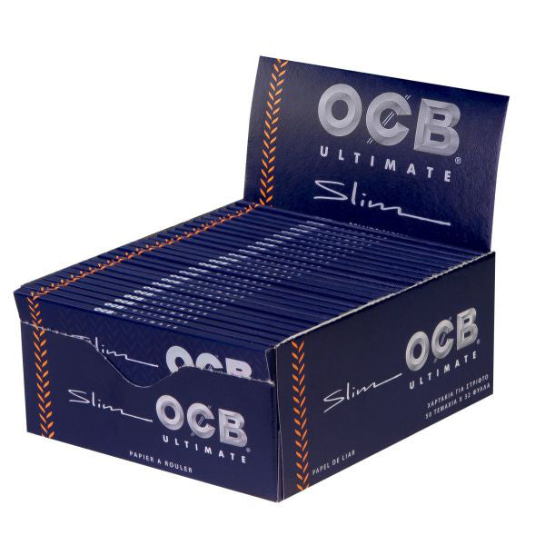 OCB | Ultimate King Size Premium Slim Rolling Papers - 50 packs