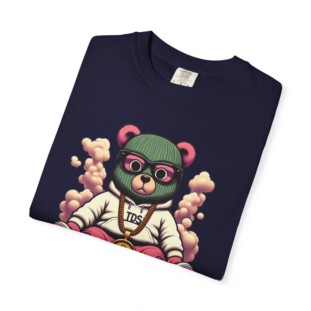 Bear Blazer T-Shirt — Streetwear Graphic Tee with ‘RollUpandSmoke.com’ Design