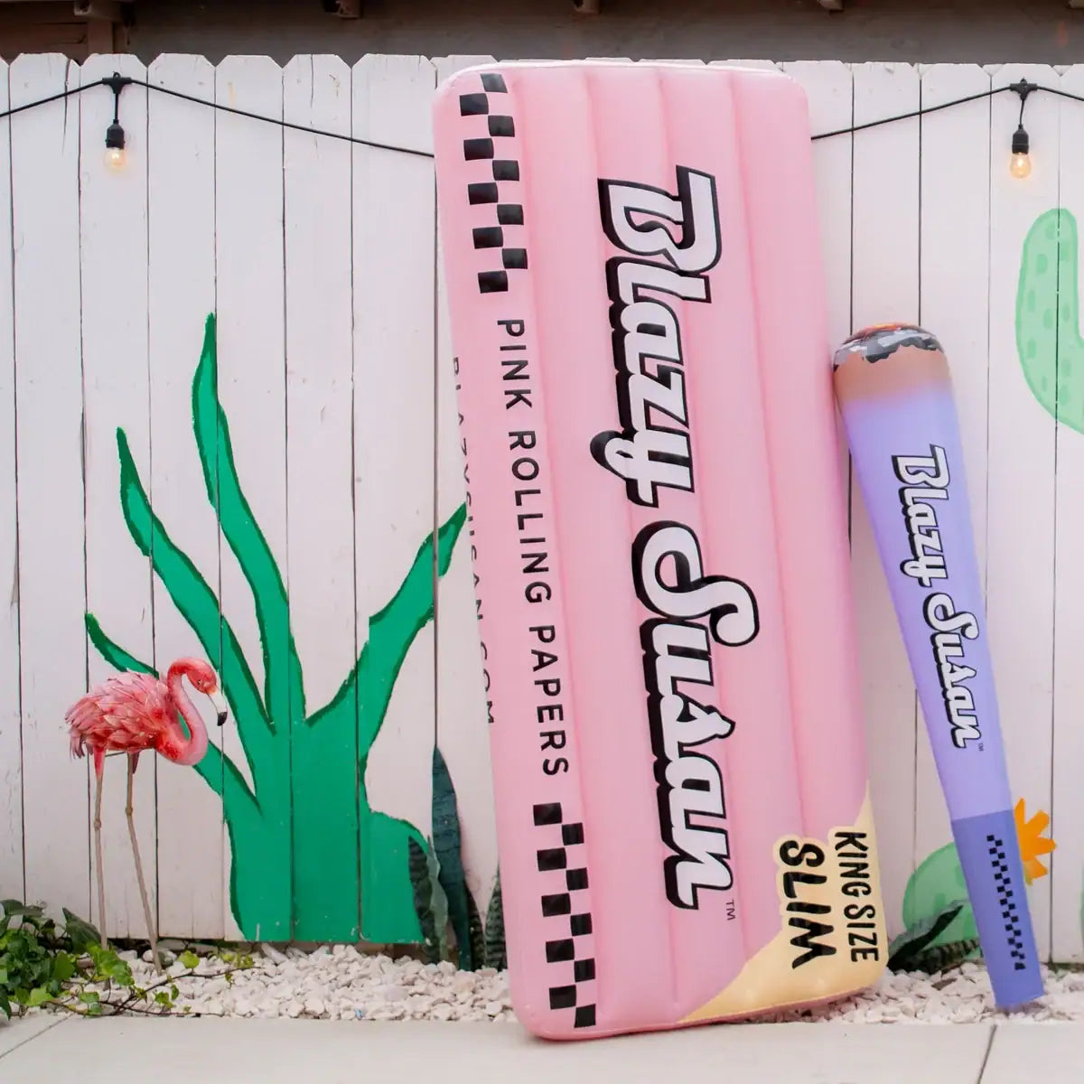 Blazy Susan Pink 6  Inflatable Rolling Paper pool float