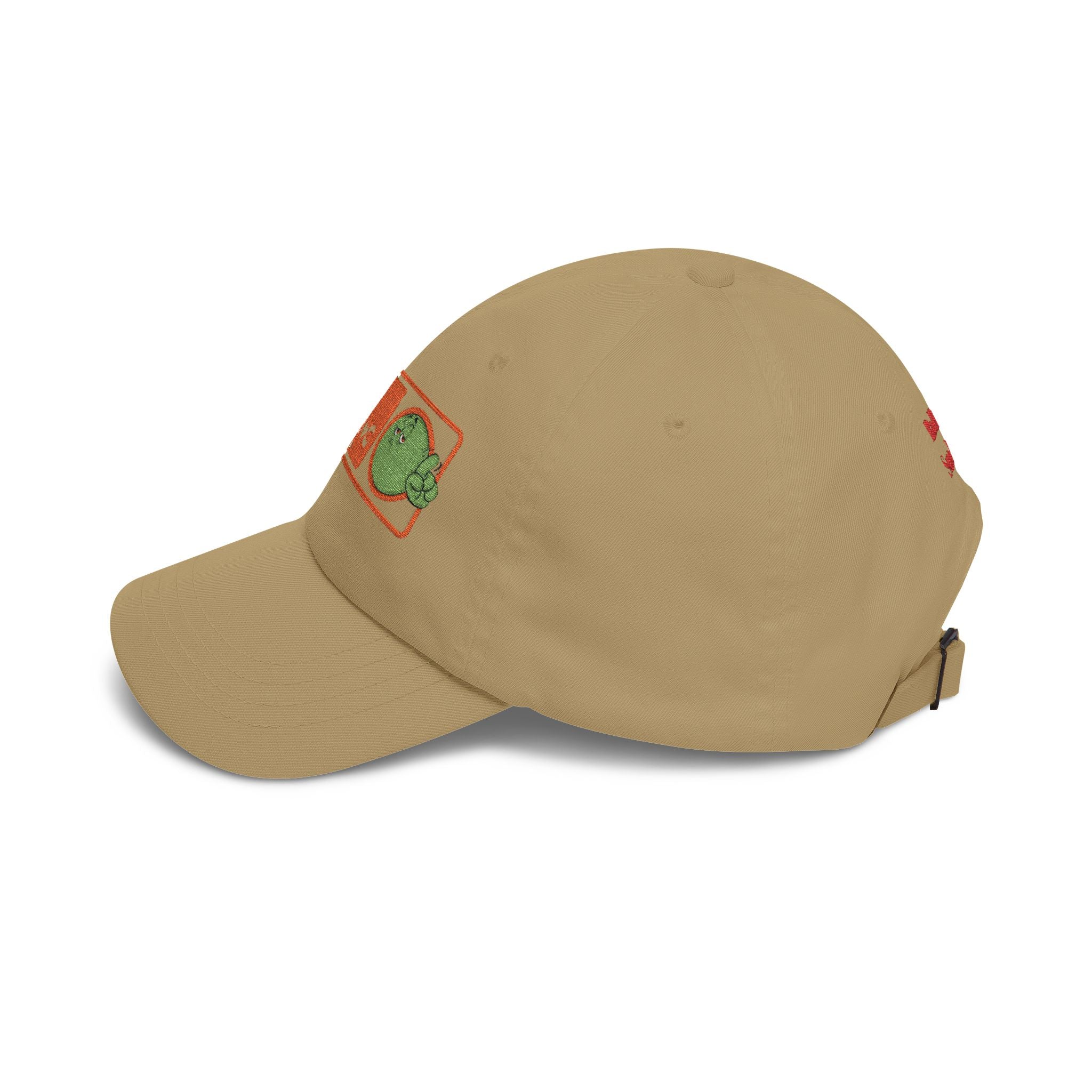 Dad Cap — “No Smoking Without Me” Patch Hat with Green Budd