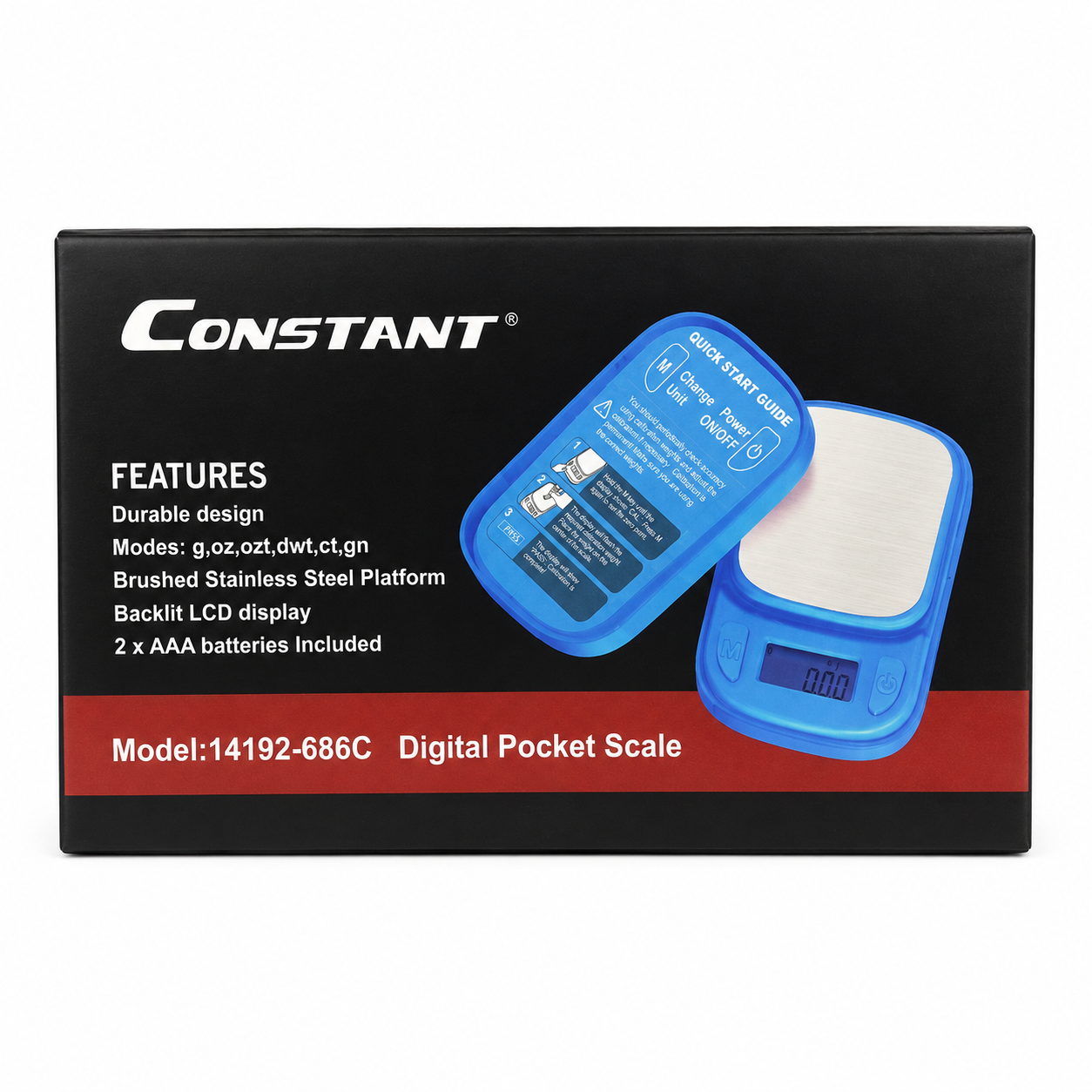 Constant | Double Digit Accuracy Pocket Scale