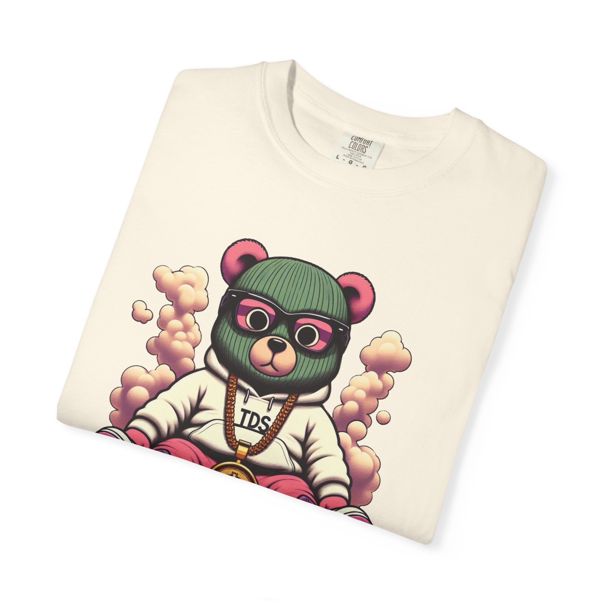 Bear Blazer T-Shirt — Streetwear Graphic Tee with ‘RollUpandSmoke.com’ Design