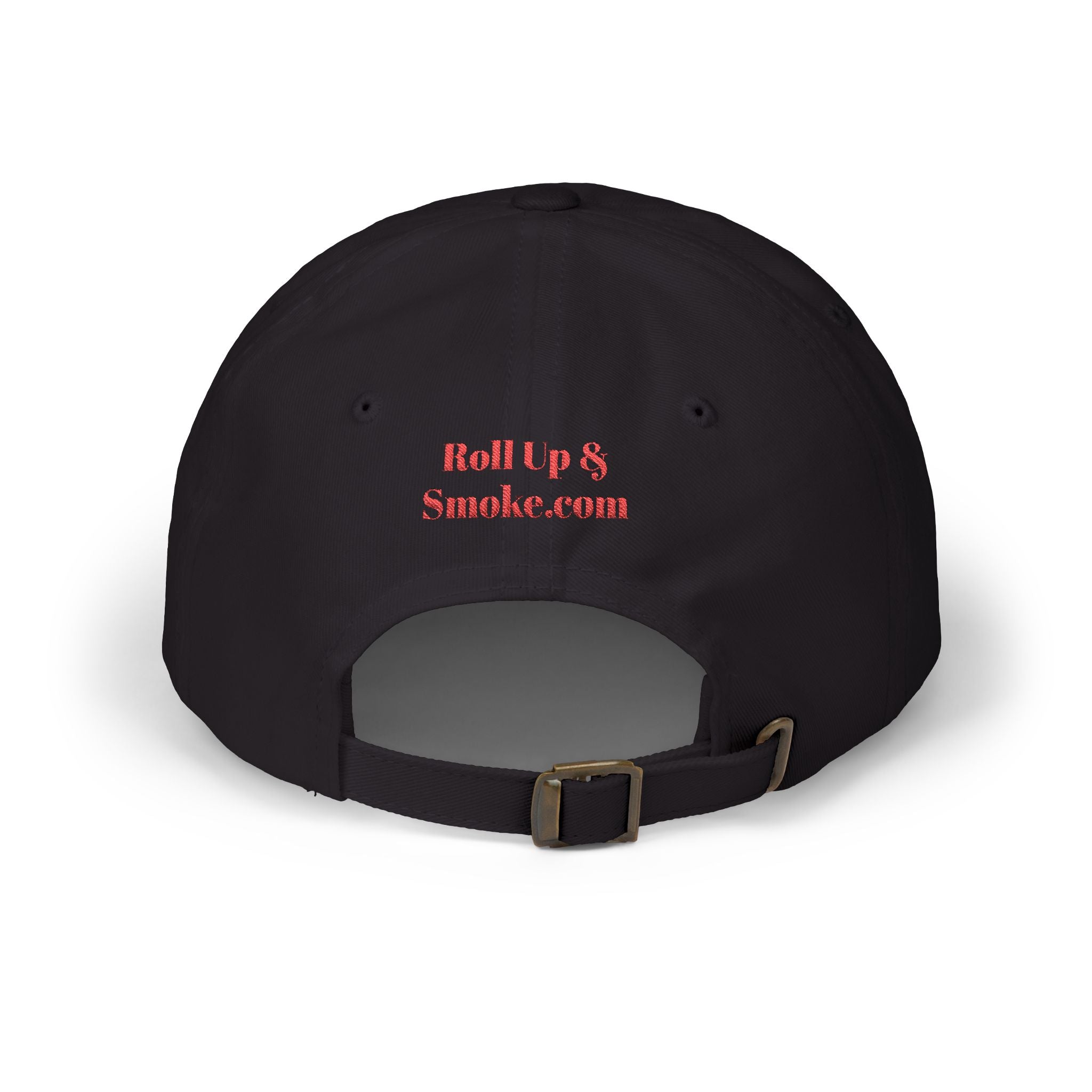 Dad Cap — “No Smoking Without Me” Patch Hat with Green Budd