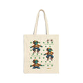 Tote Bag — Playful Retro Astronaut Illustration Canvas Tote