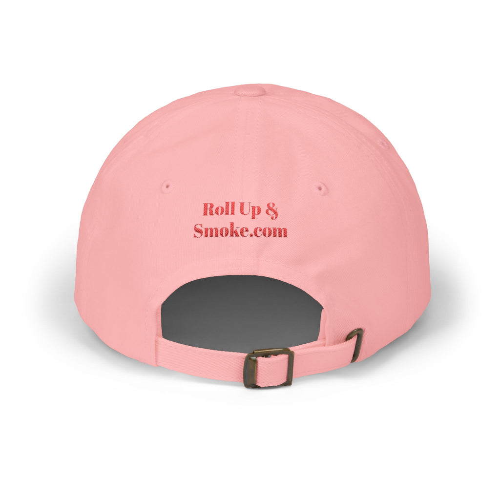 Dad Cap — “No Smoking Without Me” Patch Hat with Green Budd