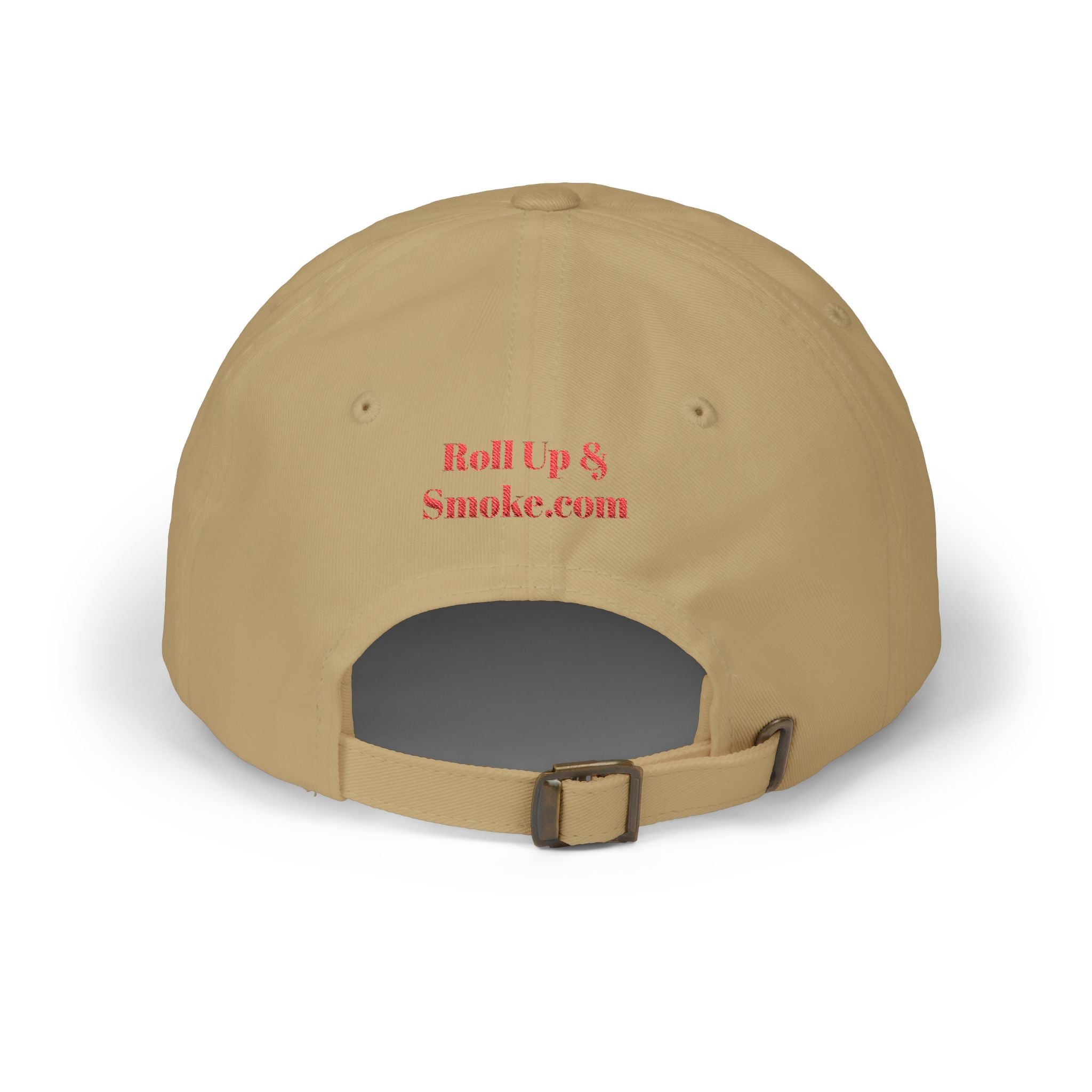 Dad Cap — “No Smoking Without Me” Patch Hat with Green Budd