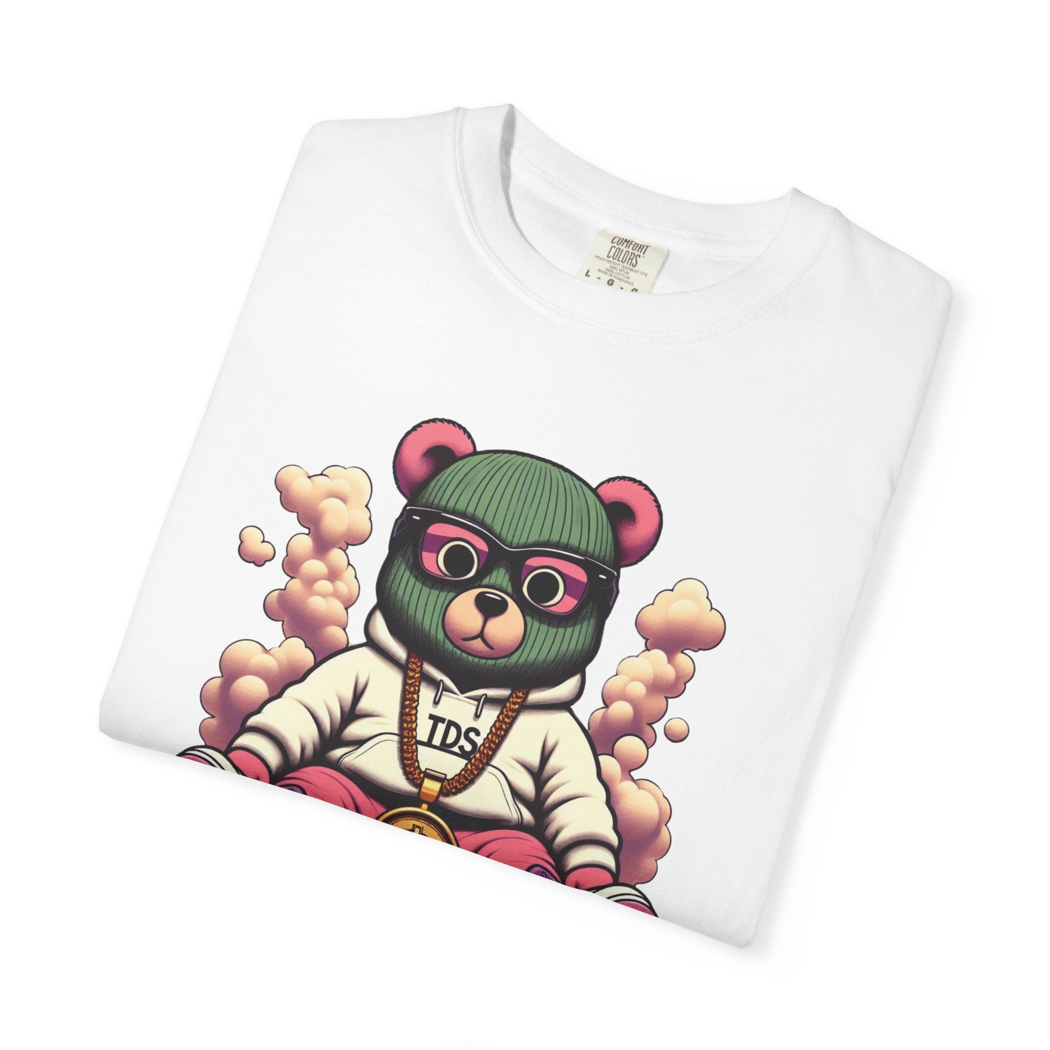 Bear Blazer T-Shirt — Streetwear Graphic Tee with ‘RollUpandSmoke.com’ Design