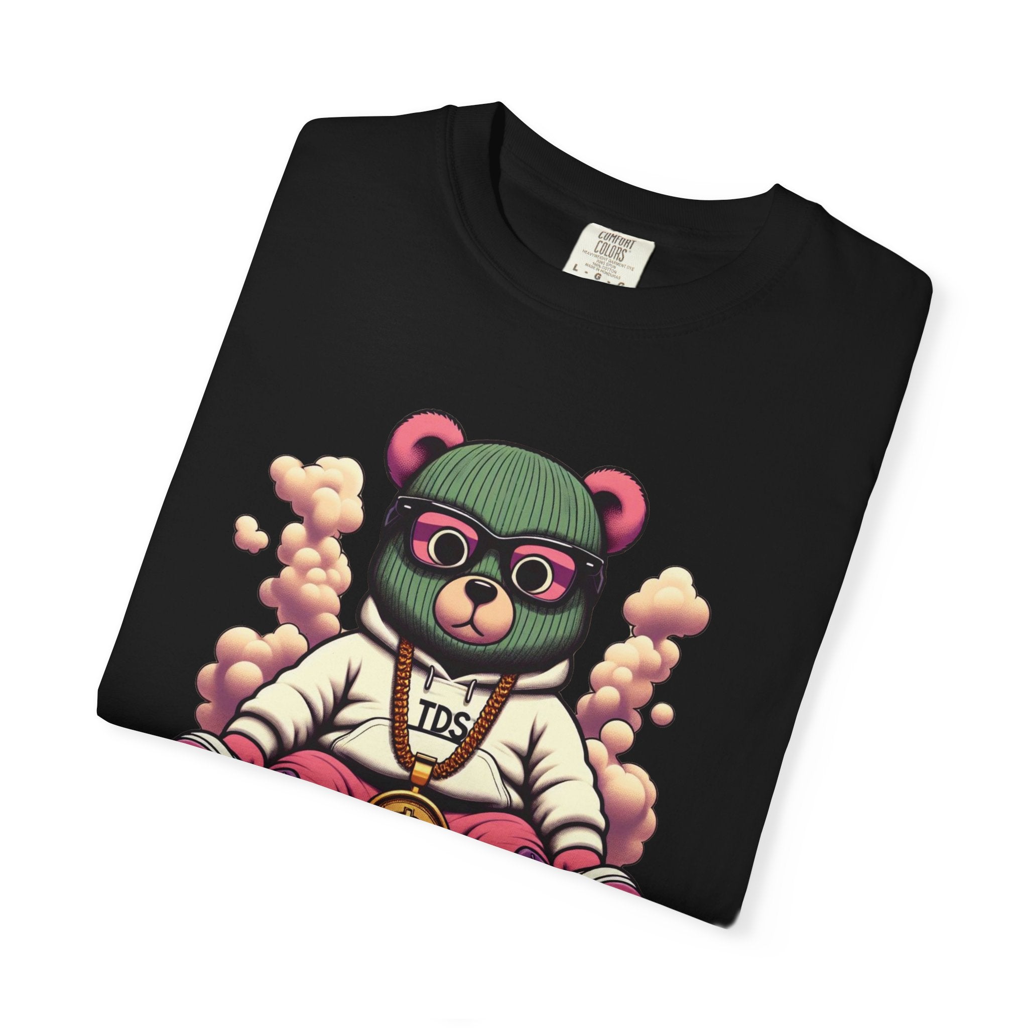 Bear Blazer T-Shirt — Streetwear Graphic Tee with ‘RollUpandSmoke.com’ Design