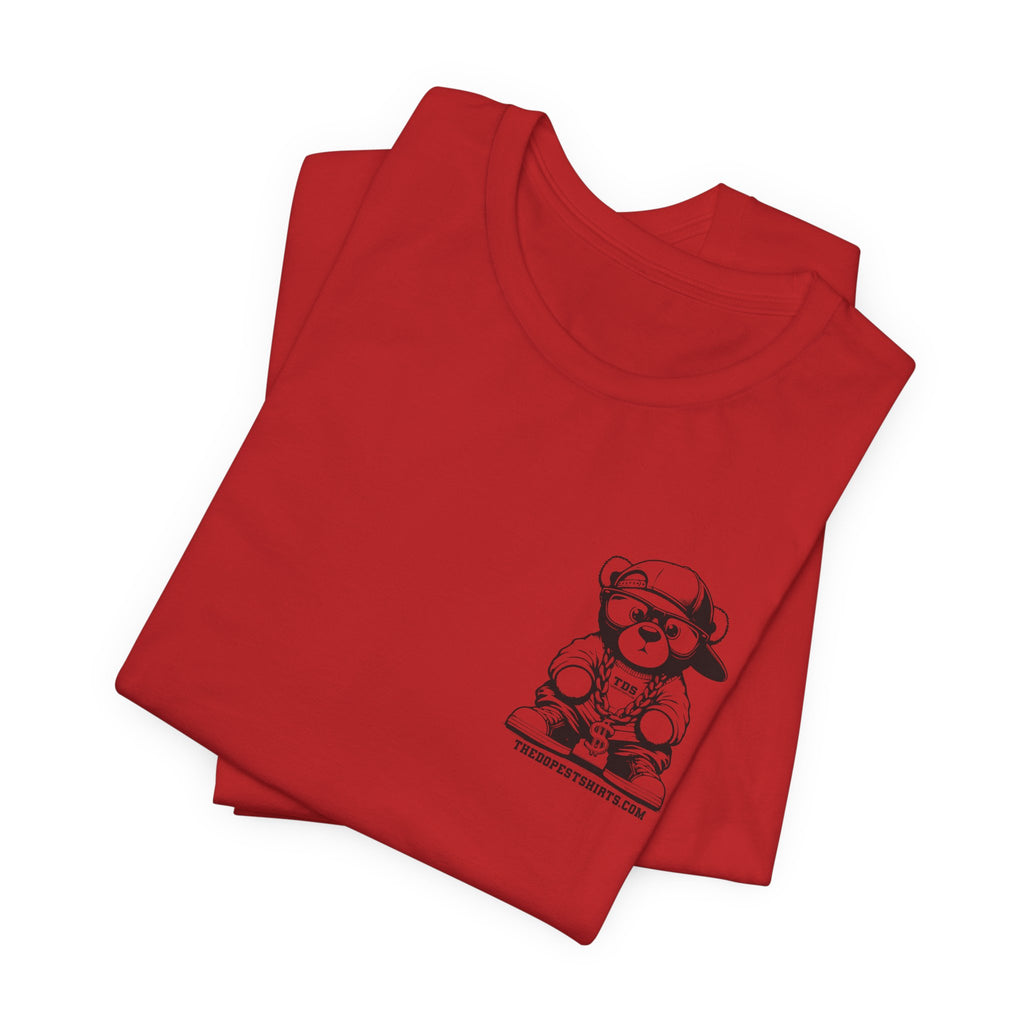 DopeTeddy Bear Graphic Tee — 'Teddy' Pocket Print T-Shirt
