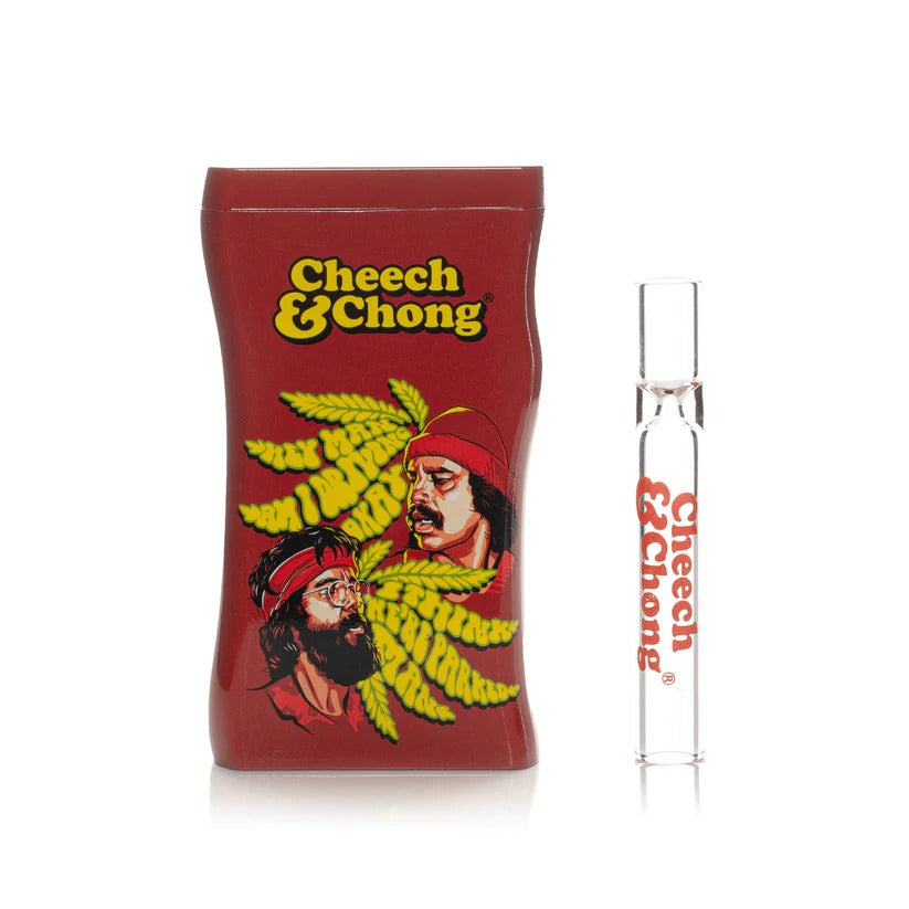 Cheech & Chong | 3.8" Parked Dugout W/Borosilicate Taster