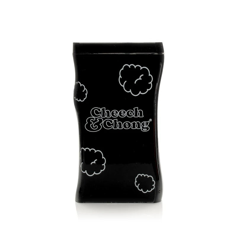 Cheech & Chong | 3.8" Dave's Not Here, Man Dugout W/Borosilicate Taster