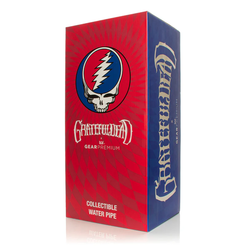 Grateful Dead | 10" Tall Space Your Face Beaker Base Water Pipe W/Silicone Base