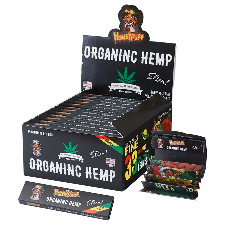 Honey Puff | Rolling Paper – Organic Hemp – Slow Burning [P3470] - 24 packs