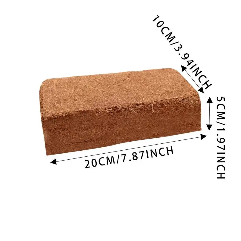 Coco Peat For Plants Coco Soil Coir Brick Substrate Compressed Soil Coco Fiber Husk Potting Mix Substrate Potting Soil For